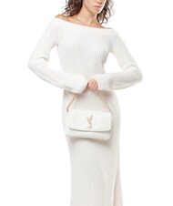 V73 LOUISE Sac à bandoulière moyen avec poignée en chaîne écru - Sacs pour Femme - 6