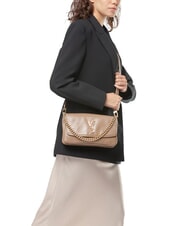 V73 LOUISE Sac à bandoulière moyen avec poignée en chaîne taupe - Sacs pour Femme - 5