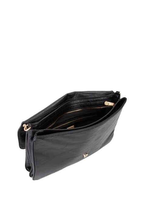 LOUISE Grand sac à bandoulière avec anse en chaîne noir - Sacs pour Femme