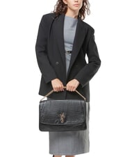 V73 LOUISE Grand sac à bandoulière avec anse en chaîne noir - Sacs pour Femme - 7