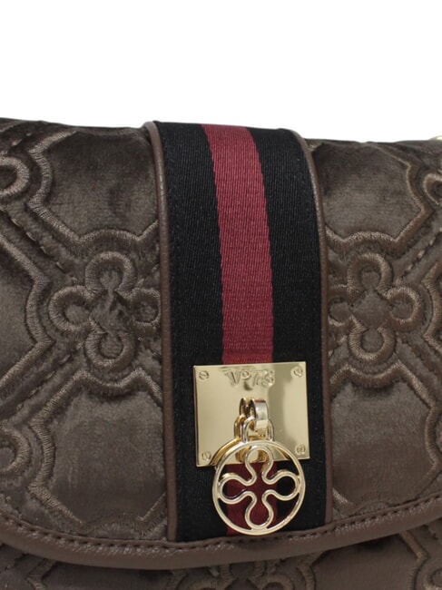 CATE Sac à bandoulière avec rabat taupe/multicolore - Sacs pour Femme