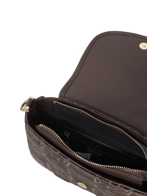 CATE Sac à bandoulière avec rabat taupe/multicolore - Sacs pour Femme