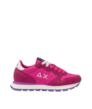 SUN68 ALLY SOLID  Baskets fuchsia foncé - Chaussures Femme - 2