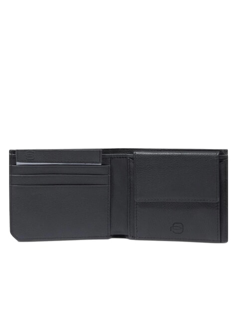 RUSSEL Portefeuille en cuir Noir - Portefeuilles Homme