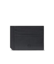 PIQUADRO W137 Porte-cartes de crédit plat en cuir Noir - Portefeuilles Homme - 3