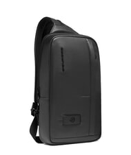 PIQUADRO W137 Sac &agrave; dos en cuir &agrave; une &eacute;paule Noir - Sacs &agrave; dos pour ordinateur portable - 2