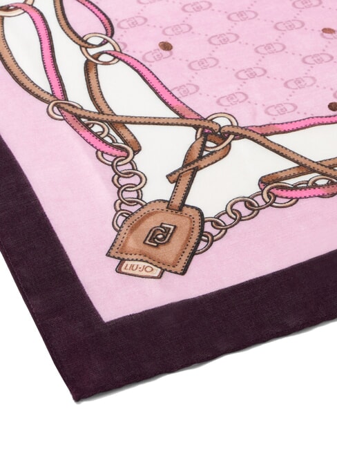 LOGO Étole avec imprimé lilas parfumé - Écharpes