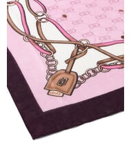 LIUJO LOGO Étole avec imprimé lilas parfumé - Écharpes - 3