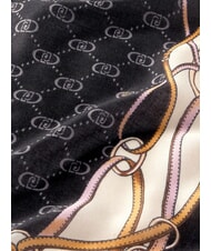 LIUJO LOGO Étole avec imprimé NOIR - Écharpes - 3