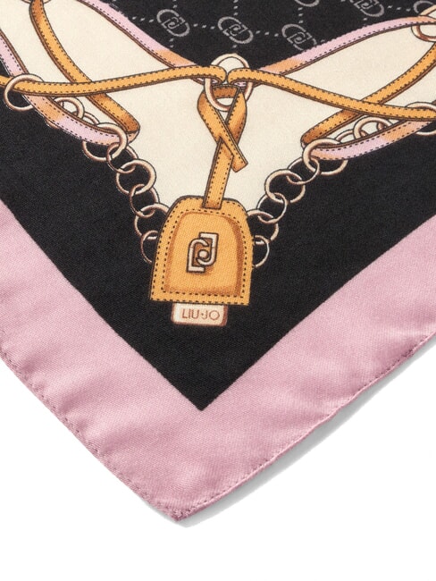 LOGO Étole avec imprimé NOIR - Écharpes