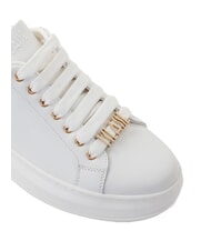 ALVIERO MARTINI PRIMA CLASSE GEO Baskets à plateforme en cuir lisse blanc - Chaussures Femme - 3