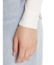 GUESS REYNA LOGO Pull col rond avec applications cremwhi - Chandails pour femmes - 4