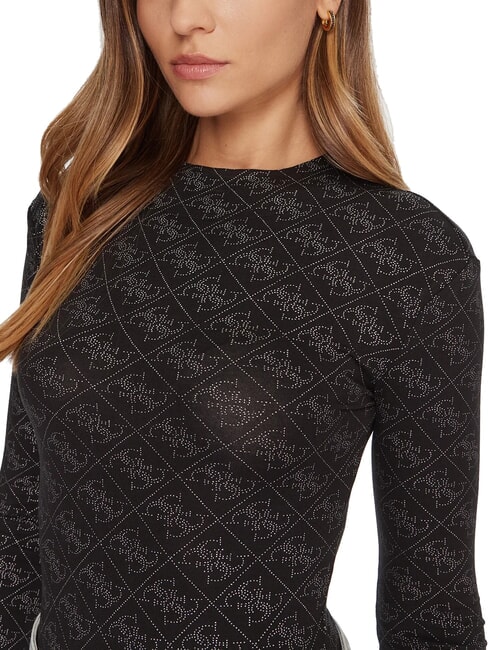 TEODORA Pull ras du cou à manches longues avec strass jetbla - Chandails pour femmes