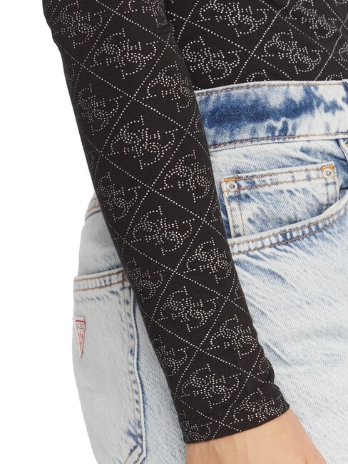 TEODORA Pull ras du cou à manches longues avec strass jetbla - Chandails pour femmes