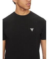 GUESS JOE SINGLE CREW NECK T-shirt extensible &agrave; manches courtes jetbla - T-shirt - 3