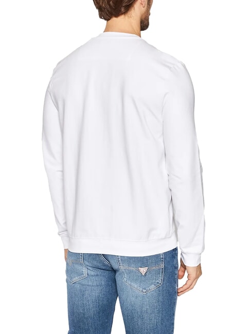 AUDLEY Sweat logo triangle blanc pur - Pulls molletonn&eacute;s