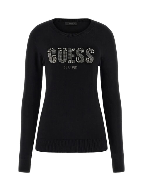 REYNA LOGO Pull col rond avec applications jetbla - Chandails pour femmes