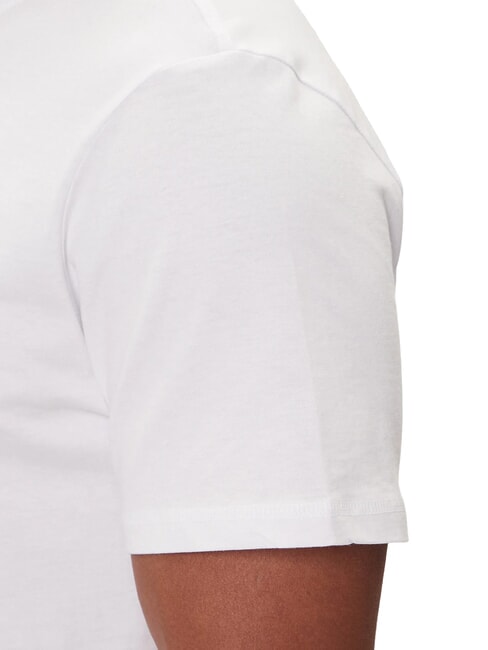 TRIANGLE LOGO T-shirt &agrave; manches courtes coupe r&eacute;guli&egrave;re blanc pur - T-shirt