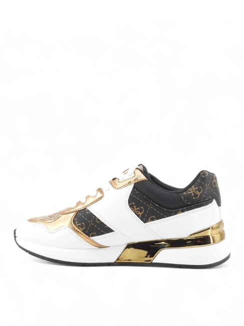 MICKAY Baskets Beige / Marron - Chaussures Femme