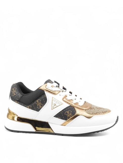 MICKAY Baskets Beige / Marron - Chaussures Femme