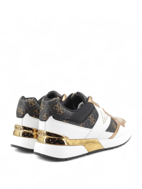 MICKAY Baskets Beige / Marron - Chaussures Femme