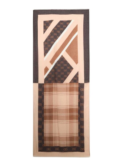 CHECK Foulard lumière brune - Écharpes