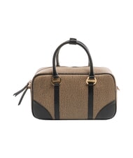 BORBONESE OUTLINE Sac &agrave; main op naturel / noir - Sacs pour Femme - 4