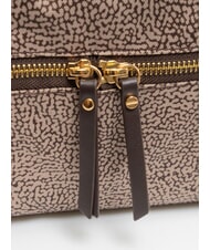 BORBONESE FLEXOS ZIP Mini sac &agrave; bandouli&egrave;re naturel op/brun fonc&eacute; - Sacs pour Femme - 3