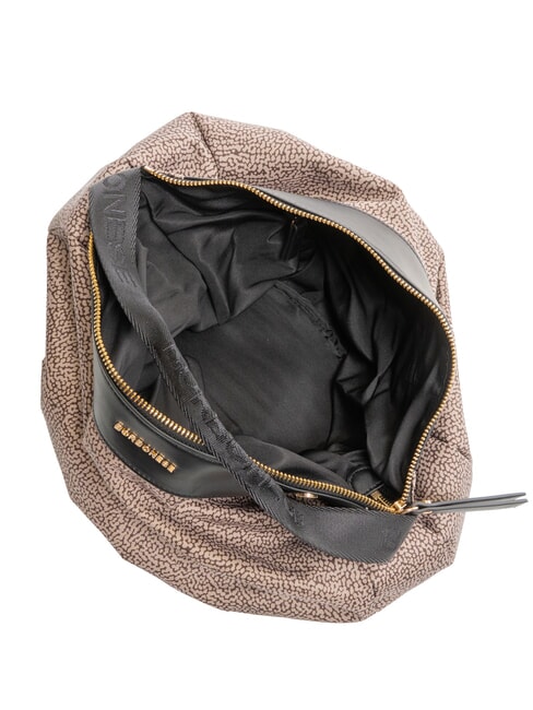 DOWNTOWN Sac &agrave; bandouli&egrave;re op naturel / noir - Sacs pour Femme