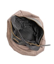 BORBONESE DOWNTOWN Sac &agrave; bandouli&egrave;re op naturel / noir - Sacs pour Femme - 3