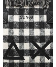 SUN68 CALI TARTAN Sac à main avec bandoulière noir - Sacs pour Femme - 3