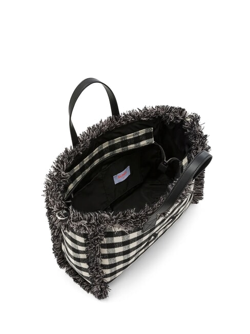CALI TARTAN Sac à main avec bandoulière noir - Sacs pour Femme