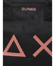 SUN68 CALI CORDUROY Sac à main avec bandoulière noir - Sacs pour Femme - 3