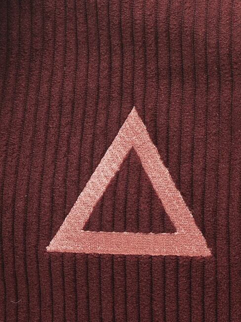 CORDUROY Pochette avec dragonne et bandoulière Bordeaux - Sacs pour Femme