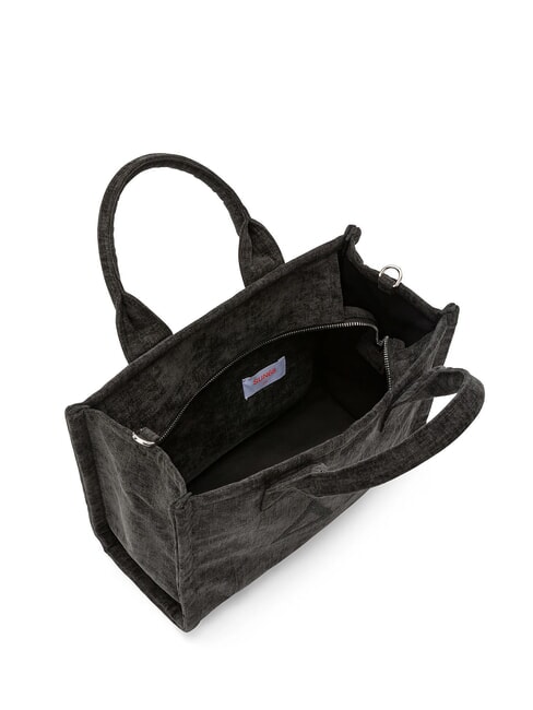 CALI VELVET Sac à main avec bandoulière noir - Sacs pour Femme