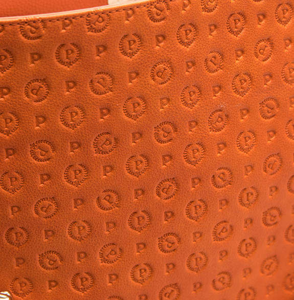 Embossed Heritage Sac port&eacute; &eacute;paule ORANGE - Sacs pour Femme