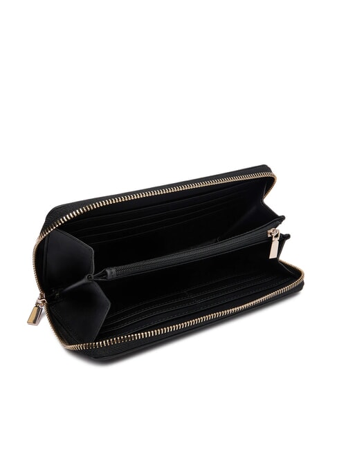 MIMINA Grand portefeuille zippé avec dragonne NOIR - Portefeuilles Femme