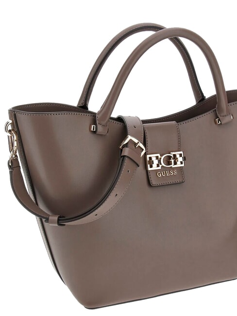 JANE Sac fourre-tout avec bandoulière taupe foncé - Sacs pour Femme