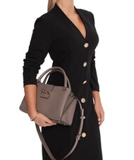 GUESS JANE Sac à main avec bandoulière taupe foncé - Sacs pour Femme - 5