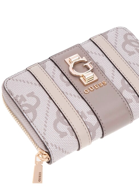 ERENIA Portefeuille moyen à fermeture éclair logo taupe foncé - Portefeuilles Femme