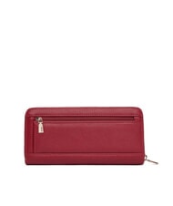 GUESS GREGORIA Grand portefeuille zippé avec dragonne ROUGE - Portefeuilles Femme - 3