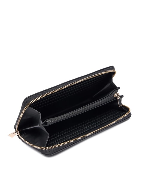 LAUREL 2 Grand portefeuille zippé avec dragonne NOIR - Portefeuilles Femme