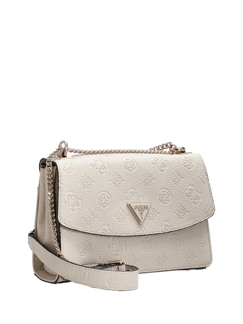 CRESIDIA II Sac à bandoulière avec rabat logo en os - Sacs pour Femme