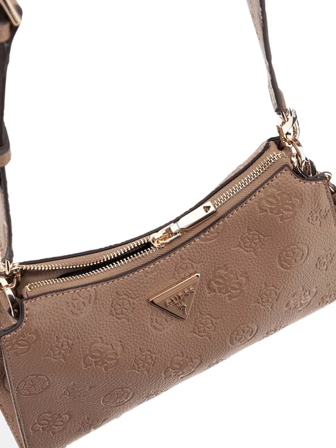 CRESIDIA II Sac à bandoulière avec fermeture éclair logo taupe foncé - Sacs pour Femme