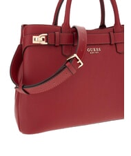 GUESS GREGORIA Grand sac à main avec bandoulière ROUGE - Sacs pour Femme - 3