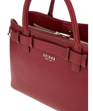 GUESS GREGORIA Grand sac à main avec bandoulière ROUGE - Sacs pour Femme - 5