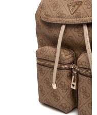 GUESS MANHATTAN 2 Sac à dos avec 2 poches LOGO DE LAIT - Sacs pour Femme - 4