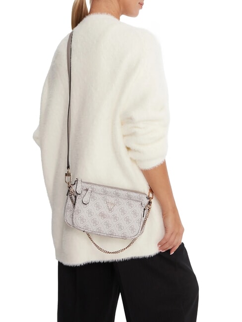 NOELLE 2 Sac à bandoulière logo taupe foncé - Sacs pour Femme