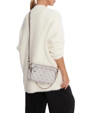 GUESS NOELLE 2 Sac à bandoulière logo taupe foncé - Sacs pour Femme - 7