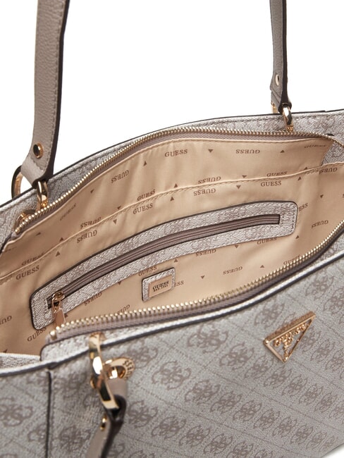 NOELLE 2  Sac fourre-tout à bandoulière logo taupe foncé - Sacs pour Femme